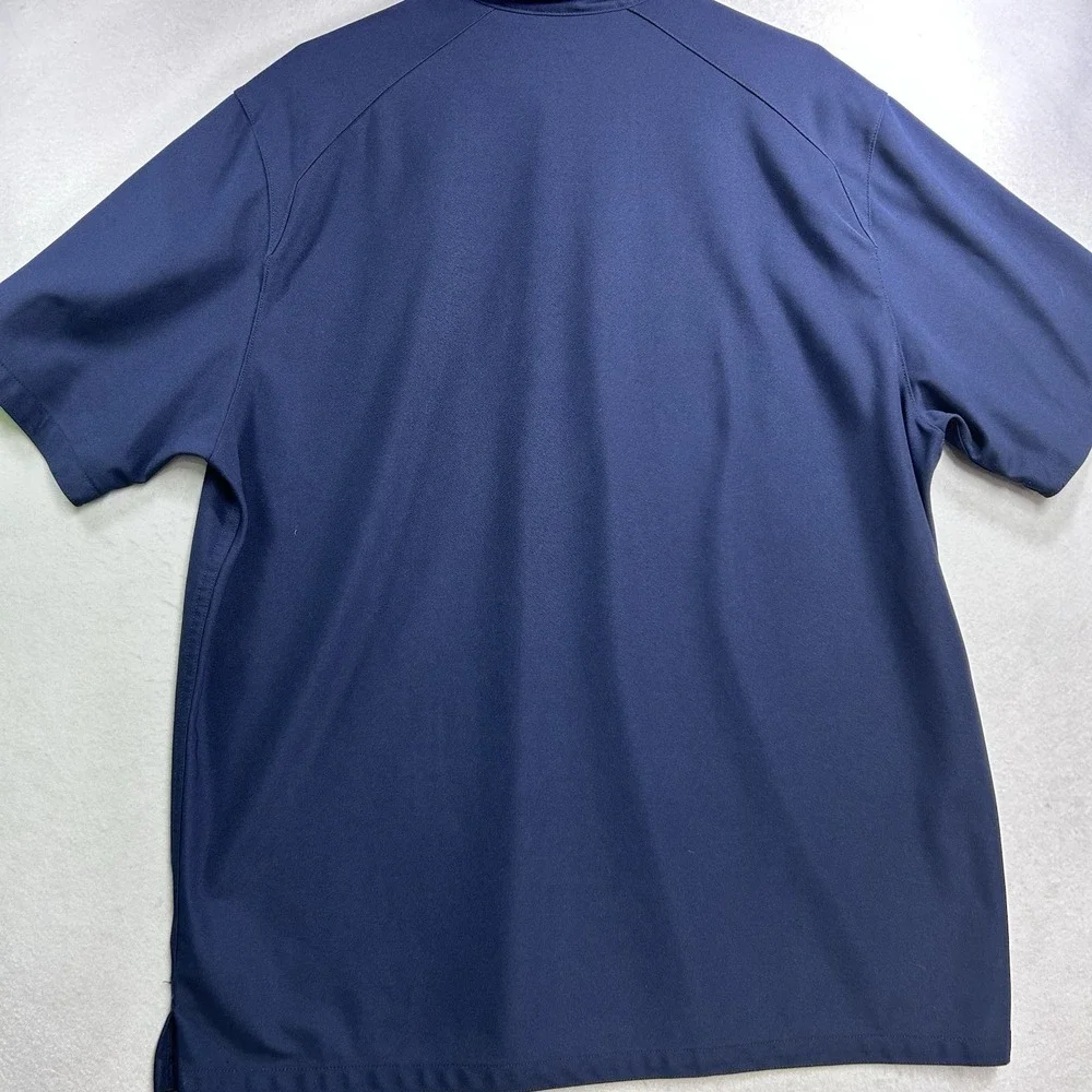 Nike Dri Fit Polo Shirt Navy Marquette University Short Sleeve Size XL